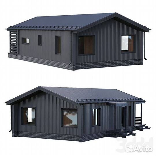 Каркасный дом Barnhouse 6,7х8,5