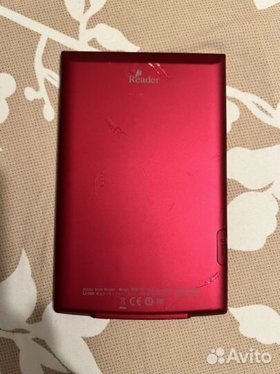 Эл. книга Sony PRS-T2 RED чехол с подсветкой