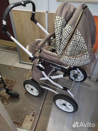 Коляска 2 в 1 Ангелина, в хорошем состоянии