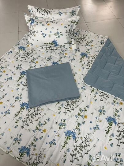 Постельное бельё с одеялом (евро)