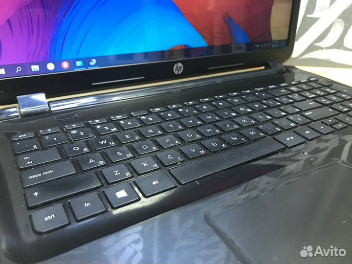 Офисный ноутбук HP на SSD/2видеокарты