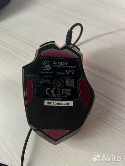 Игровая мышь A4Tech Bloody V7 черная