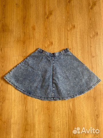 Короткая джинсовая юбка Topshop