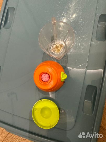 Детский фотоаппарат, микрофон, блендер