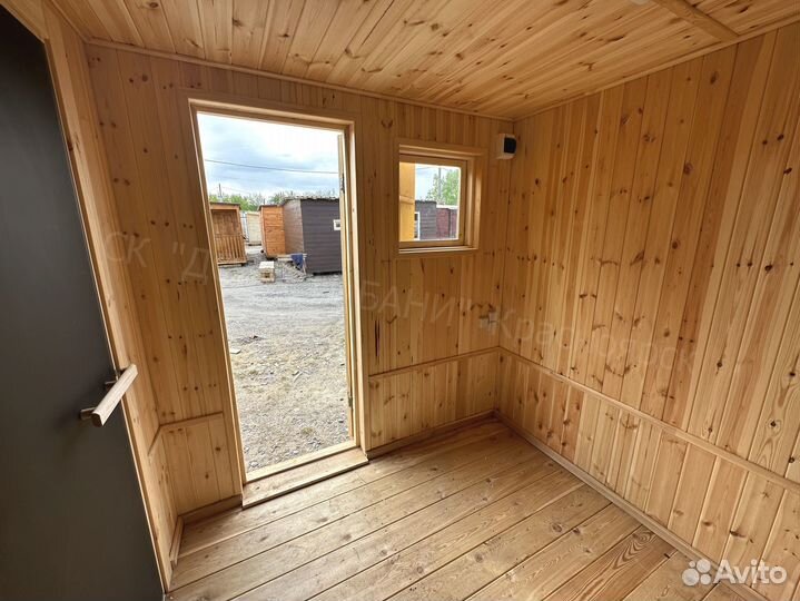 Баня каркасная