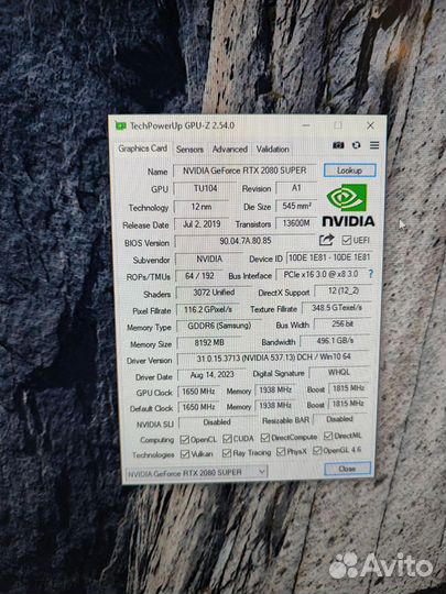 Geforce rtx 2080 super gp