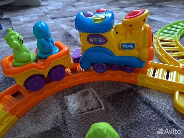Игровой набор железной дороги на батарейках