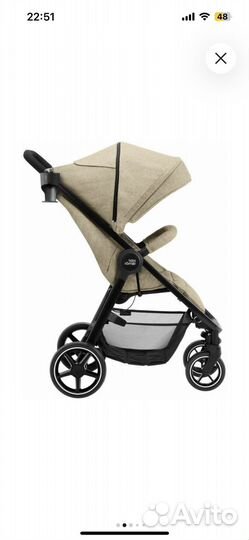 Коляска britax romer b-agile m linen beige