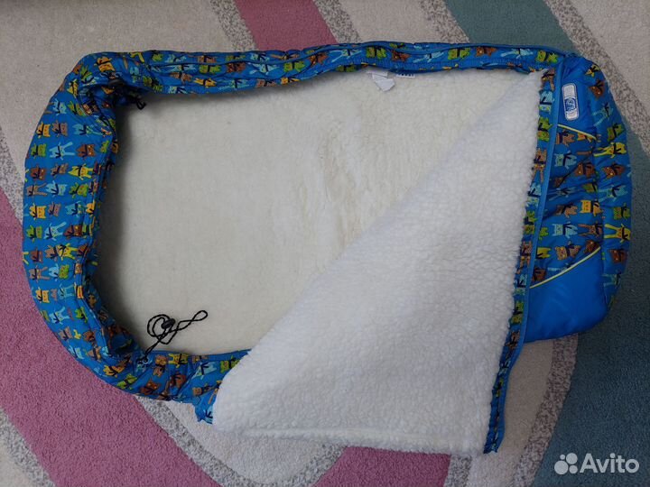 Конверт-спальник для коляски/санок зимний на меху