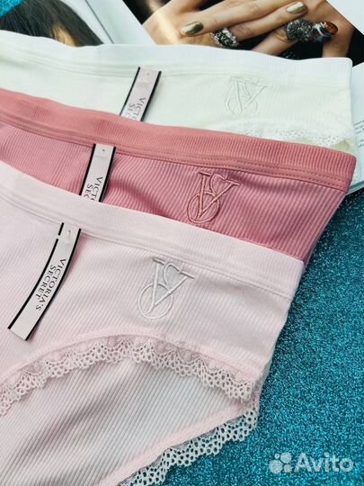 Victoria secret трусы хлопок
