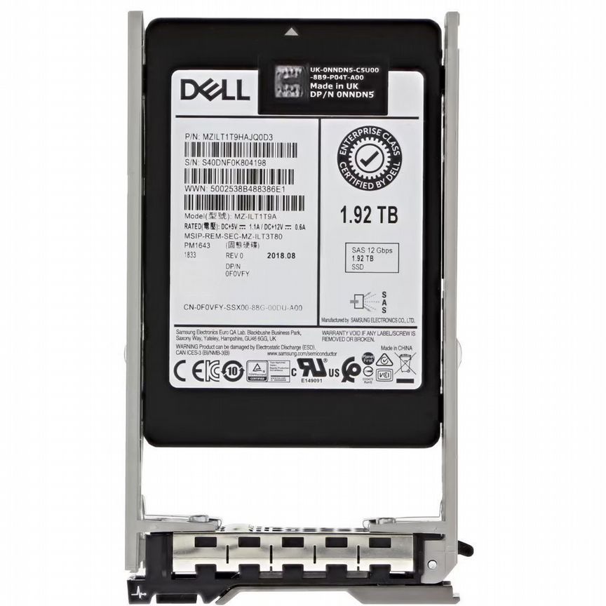 [F0VFY] Жесткий Диск Dell 1.92tb Sas 2,5" Ssd F0vfy