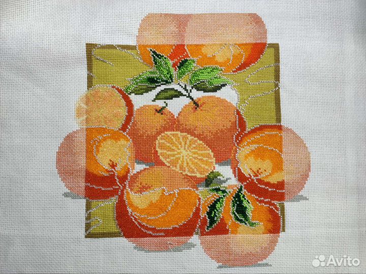 Вышитые картины крестиком и бисером на кухню