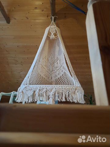 Подвесные качели,гамак ручная работа макраме