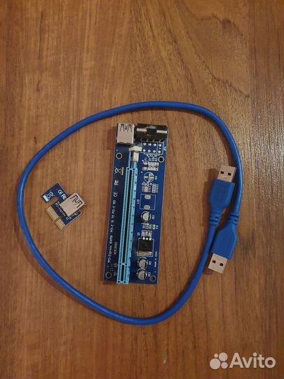 Райзер PCI-E (молекс), комплектующие для майнинга
