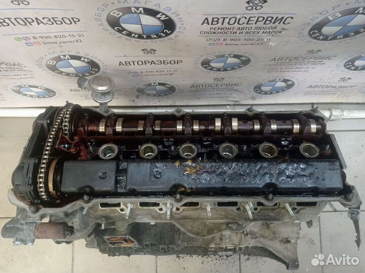 Двигатель (двс) m54b30 на BMW на запчасти