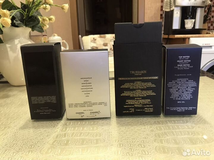 Упаковка от туалетной воды