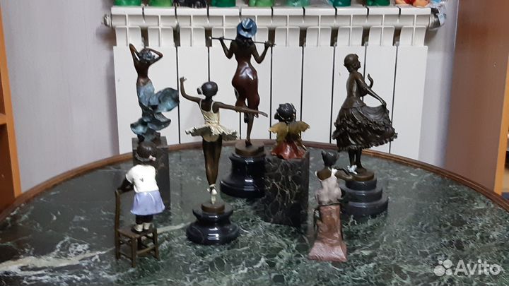 Статуэтка Интерьерная Бронза смотрите описание