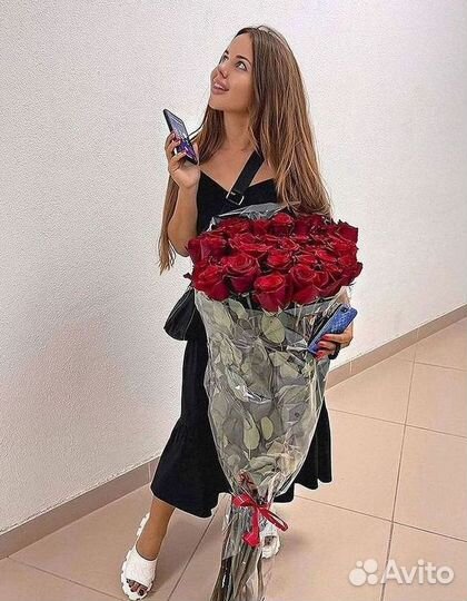 Высокие Розы Гиганты Доставка Круглосуточно