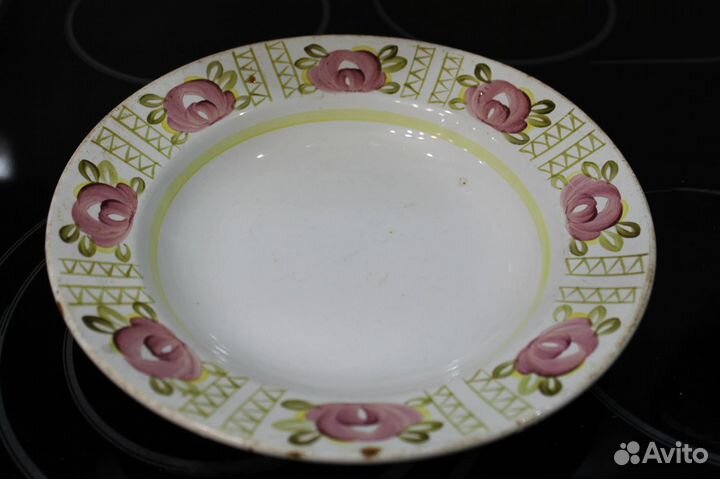 Тарелка зик конакова цветы