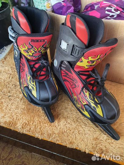 Коньки раздвижные roces размер 36-40