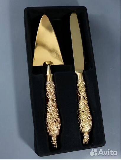 Нож и лопаточка для торта