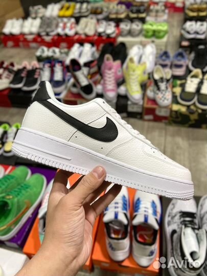 Кроссовки nike air force 1 белые