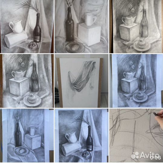 Работы рисунок живопись портреты поступление вуз