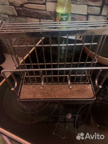 Полка на рейлинг для ножей и досок