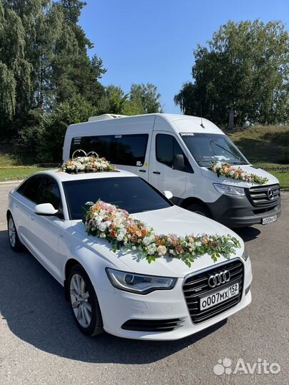 Свадебные украшения на машину