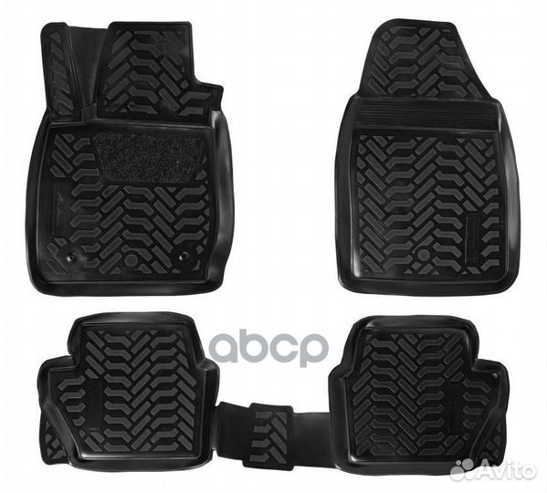 Ковры для Ford Fiesta (Mk VI) (14), 4 штвыс. б