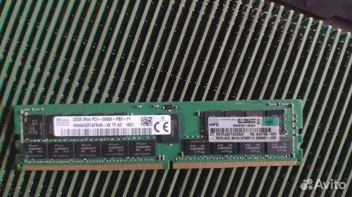 Серверная память HPE DDR4 32gb 2666 840758-091