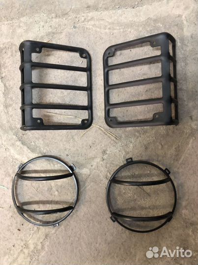 Защита фар и задних фонарей jeep wrangler jk