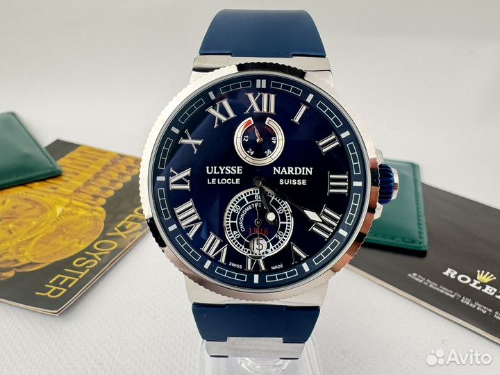 Часы мужские ulysse nardin le locle blue