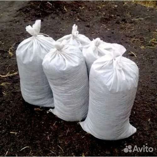 Торф и навоз в мешках