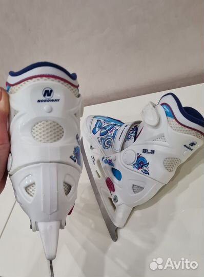 Коньки детские раздвижные 30 31 32 33