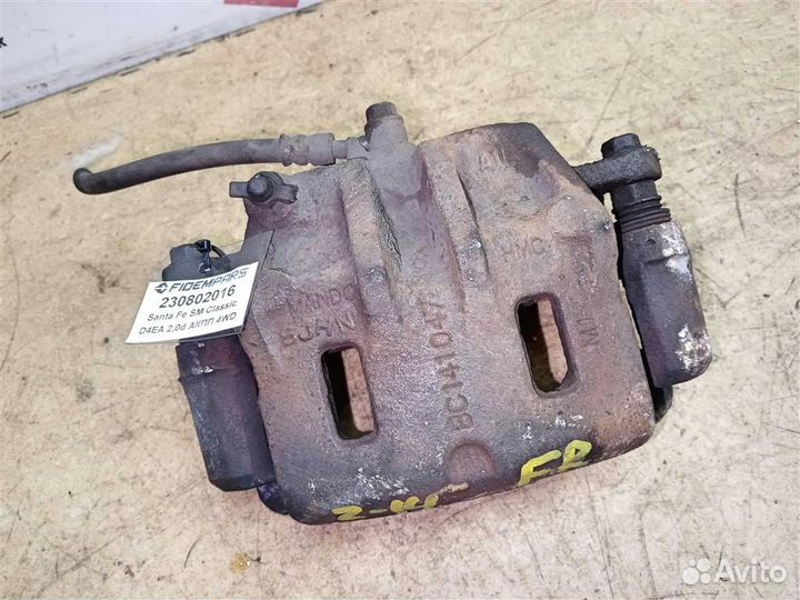 Суппорт тормозной передний правый Hyundai Santa F