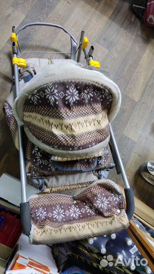 Детские санки коляска бу