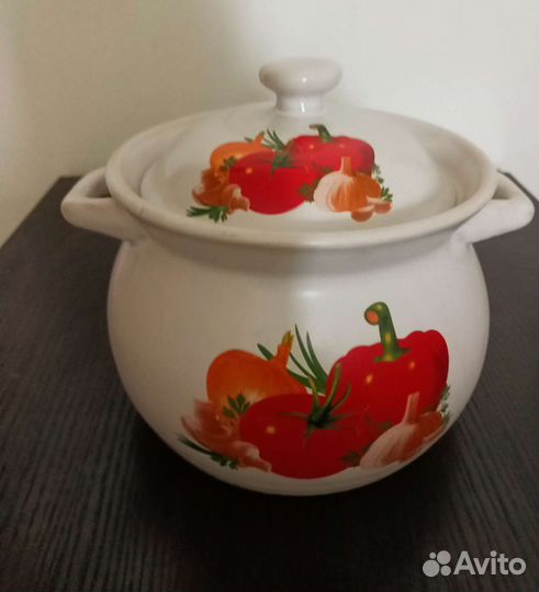 Кастрюля керамическая