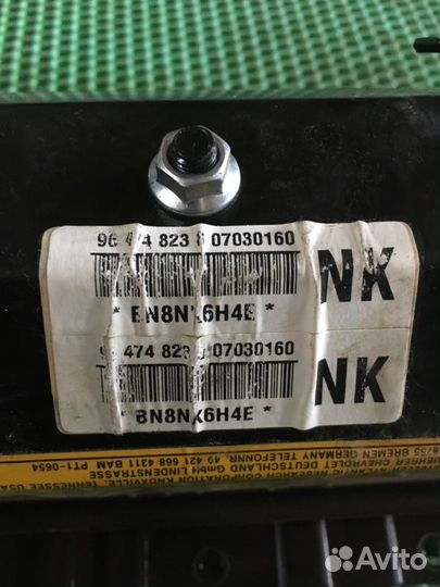 Аирбаг пассажирский Chevrolet Lacetti F16D3 2008