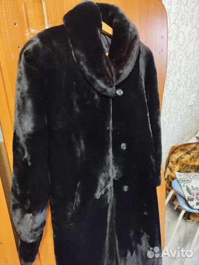 Шуба мутоновая 46
