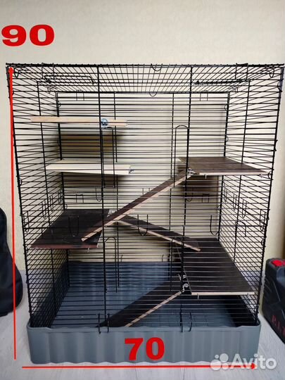 Клетка большая для шилшилл, дегу, крыс и хорьков