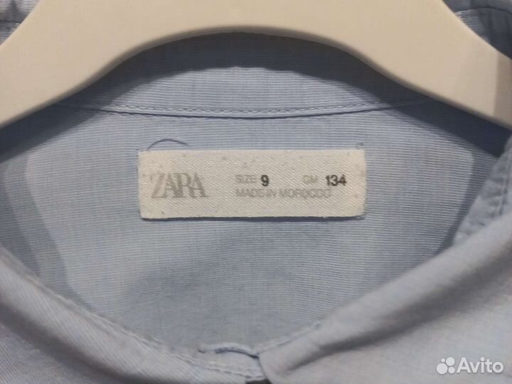 Рубашка zara для девочки 134
