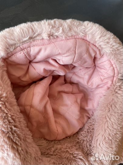 Комплект шапка и варежки