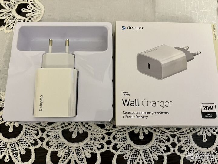 Сетевой адаптер питания deppa для быстрой зарядки