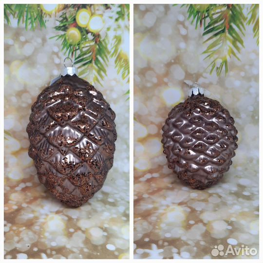 Елочные игрушки Шишки