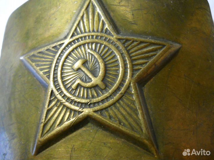 Настоящая латунная пряжка вс СССР 1960-е
