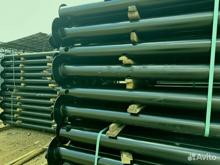 Монтаж винтовых свай