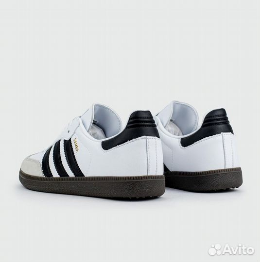 Кроссовки Adidas Samba OG Black / White new оригинал новые