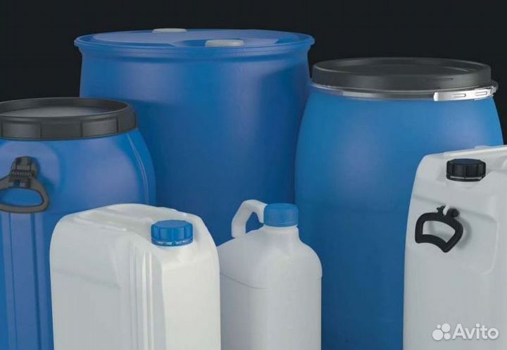 Бочка из пищевого пластика с крышкой