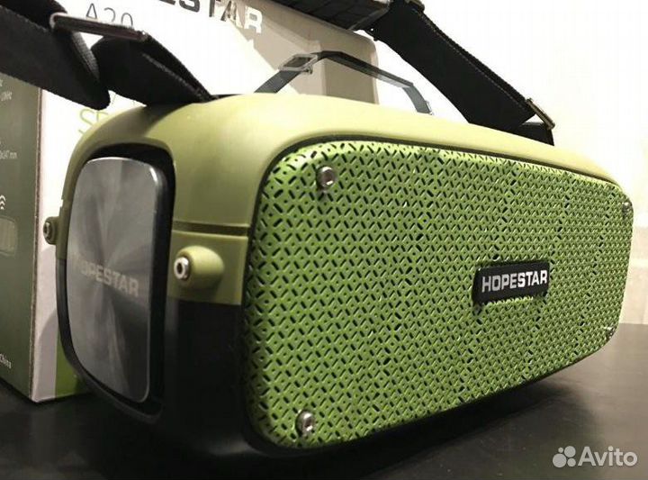 Беспроводная колонка Hopestar A20, 55 Вт, зеленая